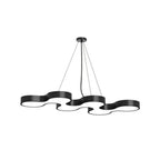 Unique Modern Chandelier S-Shaped Coral Design LED Light