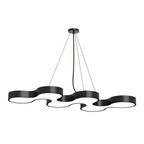 Unique Modern Chandelier S-Shaped Coral Design LED Light