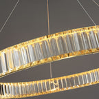 Crystal Round Chandelier American Creative Ceiling Light