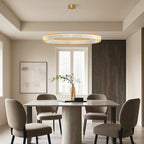 Crystal Round Chandelier American Creative Ceiling Light