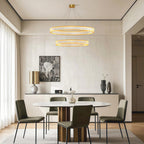 Crystal Round Chandelier American Creative Ceiling Light