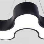 Unique Modern Chandelier S-Shaped Coral Design LED Light