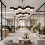 Unique Modern Chandelier S-Shaped Coral Design LED Light