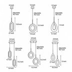 Unique Pendant Light Minimalist LED Modern Metal Ceiling Light