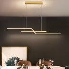 Unique Pendant Lighting Modern Linear Silicone Ceiling Light