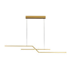 Unique Pendant Lighting Modern Linear Silicone Ceiling Light