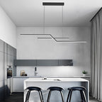 Unique Pendant Lighting Modern Linear Silicone Ceiling Light