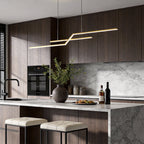 Unique Pendant Lighting Modern Linear Silicone Ceiling Light