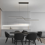 Unique Pendant Lighting Modern Linear Silicone Ceiling Light