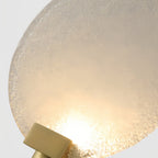 Round Wall Light Lightweight Luxury Glass Wall Lamp