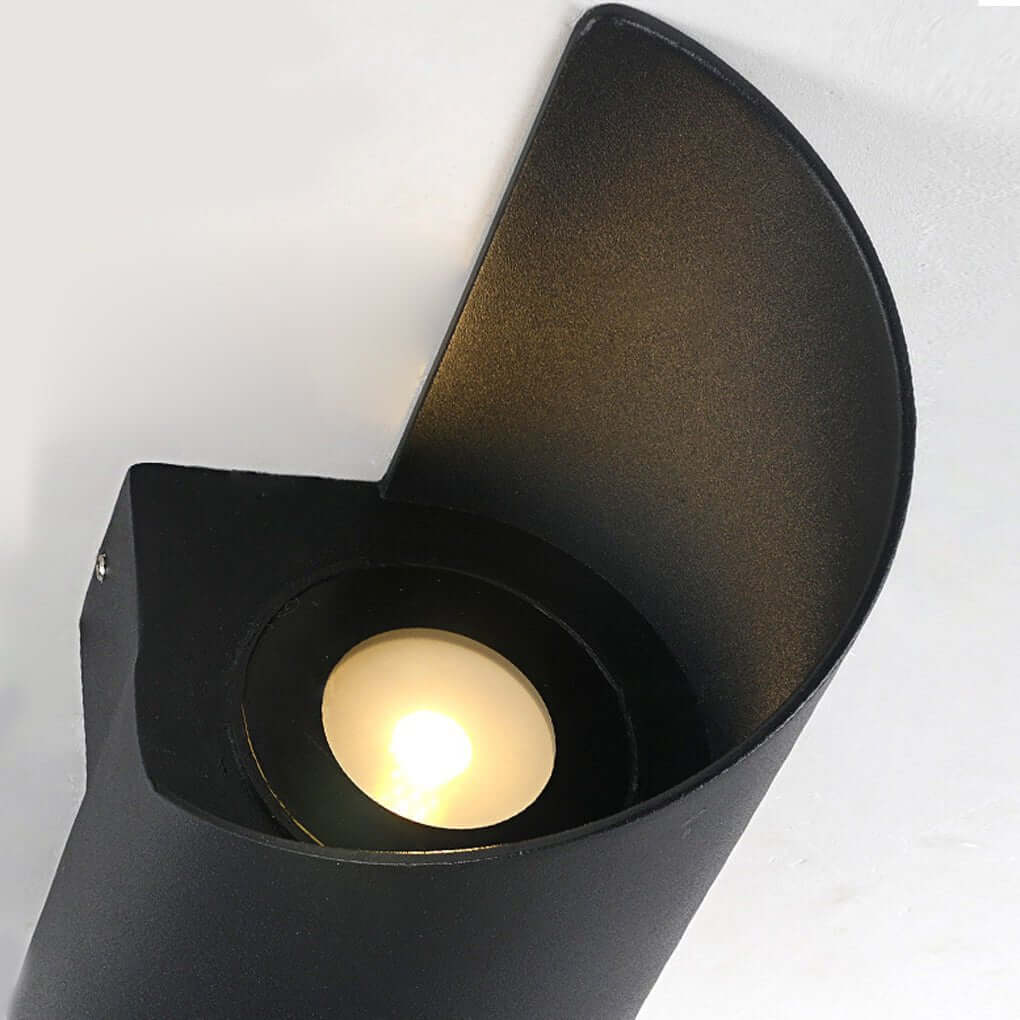 Modern Spiral Wall Light Dual-Sided Lighting LED Waterproof Light