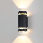 Up and down Light Wall Sconce Black Outdoor Waterproof Light