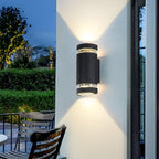 Up and down Light Wall Sconce Black Outdoor Waterproof Light