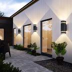 Up and down Light Wall Sconce Black Outdoor Waterproof Light