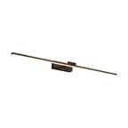 [Open-Box] Modern Copper Adjustable LED Bathroom Vanity Light with Rotatable Rod and Linear Acrylic Shade