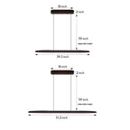 Linear LED Pendant Lighting Minimalist Iron Ceiling Lights