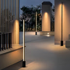 Contemporary Outdoor Floor Lamps Waterproof LED Linear Lamp