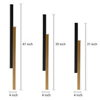 Vertical Wall Light Nordic Minimalist Dual-Strip LED Lamp