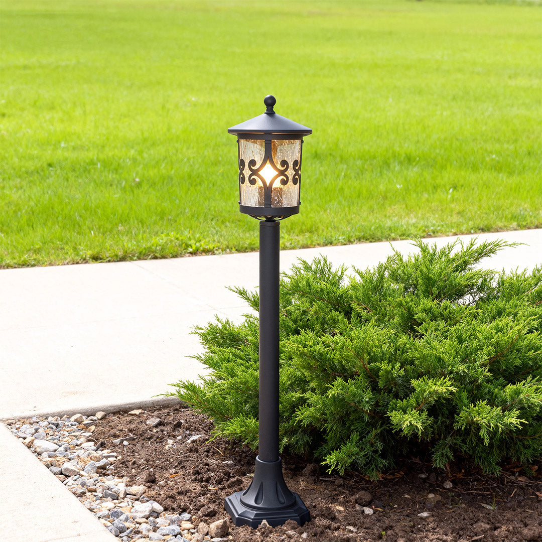 Bollard LED Lights Weather-Resistant European Style Garden Lamp