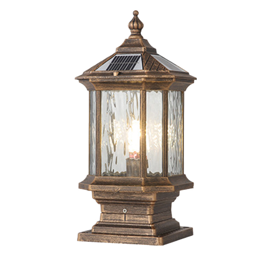 Lantern Pillar Lights European-Style Vintage Outdoor Pier Mount Light