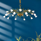 Vintage Floral Chandelier Vintage Rustic Branch Ceiling Light