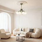 Vintage Flower Chandelier Gorgeous Lily of the Valley Ceiling Light