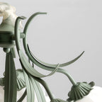 Vintage Flower Chandelier Gorgeous Lily of the Valley Ceiling Light