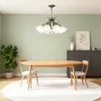 Vintage Flower Chandelier Gorgeous Lily of the Valley Ceiling Light