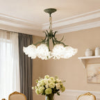 Vintage Flower Chandelier Gorgeous Lily of the Valley Ceiling Light