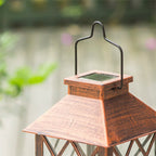 Vintage Garden Lanterns Italian Bronze Solar Outdoor Light