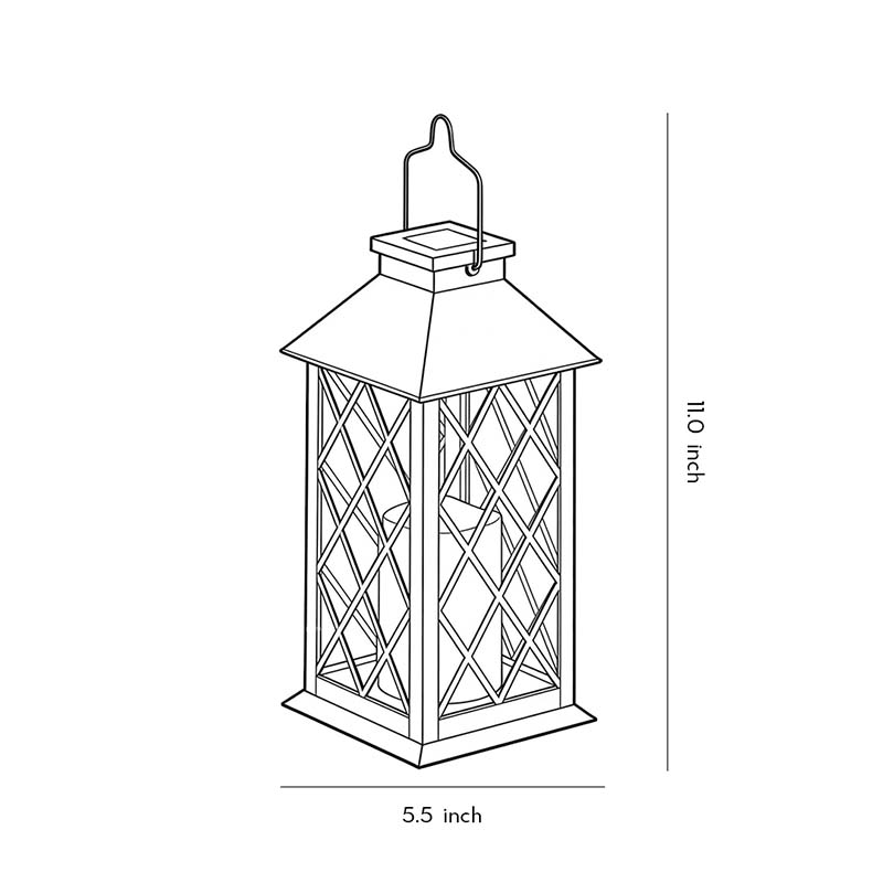 Vintage Garden Lanterns Italian Bronze Solar Outdoor Light