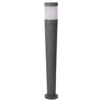 Vintage LED Outdoor Post Lights with Aluminum Body & Dome-Shaped Lampshade