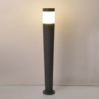 Vintage LED Outdoor Post Lights with Aluminum Body & Dome-Shaped Lampshade