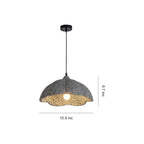Vintage Metal Pendant Light Japanese Adjustable Ceiling Light