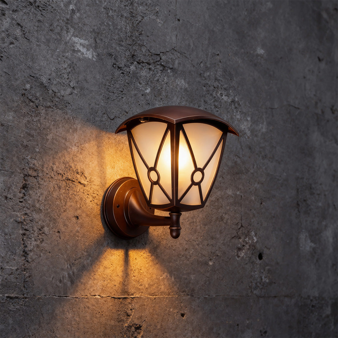 Outdoor Wall Lights for House Aluminum Waterproof Clear Glass Lamp