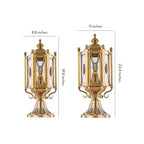 Vintage Pillar Lights European Copper Outdoor Waterproof Light