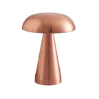 Retro Metal Table Lamp Mushroom Dimmable Creative Design Iron Light