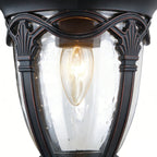Pendant Porch Light with Adjustable Chain Outdoor Waterproof Light