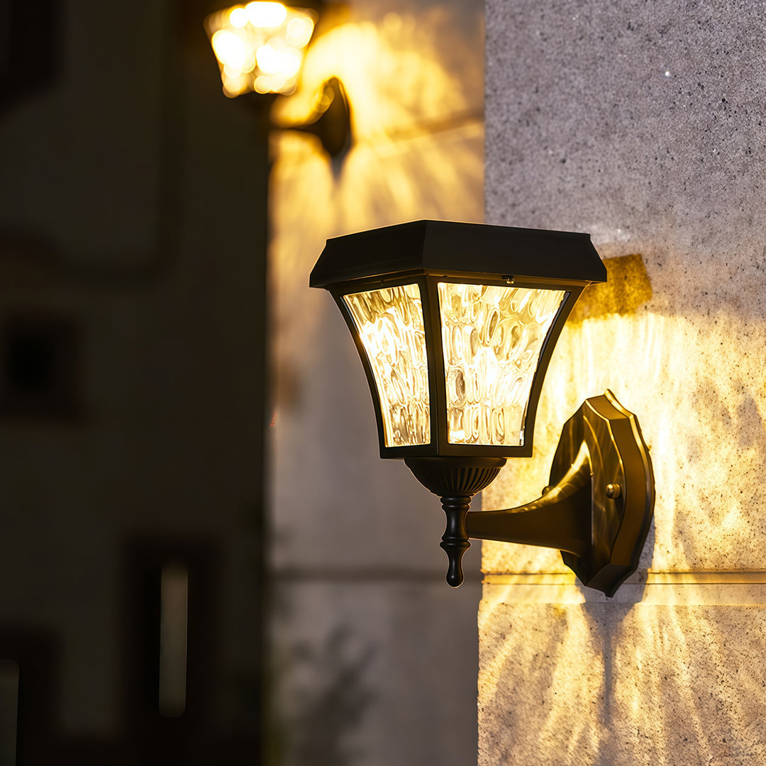 Solar Outdoor Sconce Lights Waterproof Garden Light
