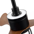 Vintage Style Ceiling Fan With Light Stylish LED Ceiling Fan