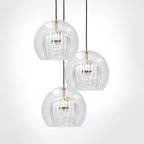 Unique Glass Globe LED Modern Pendant Light Hanging Lamp Island Lights