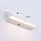 Wall Adjustable Light White Rectangular LED Metal Light