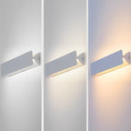 Wall Adjustable Light White Rectangular LED Metal Light