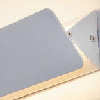 Wall Adjustable Light White Rectangular LED Metal Light