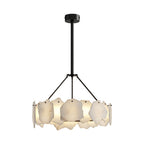 Modern LED Cloud Stone Copper Chandelier