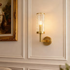 Wall Glass Light Modern Minimalist Style Copper Lamp