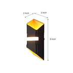 Square Tube LED  Up And Down Outdoor Wall Lights