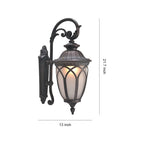 Wall Lights Outdoor Retro Waterproof Aluminum Traditional Lamp