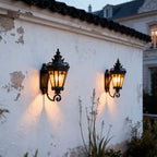 Wall Mount Light Outdoor Black Finish Waterproof Aluminum Lamp