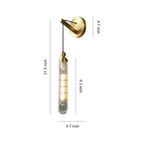 Wall Mount Pendant Light Modern Minimalist Brass Lamp